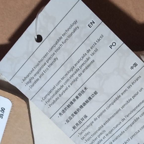 NWT north face women's large E-tip winter gloves cream black tan touchscreen - Picture 7 of 8